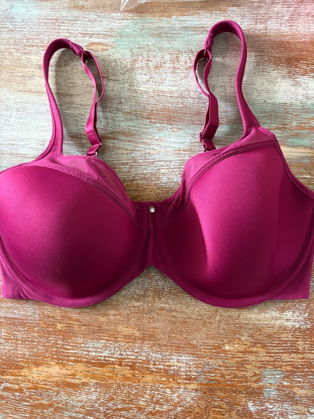 Bali Underwire Bra One Smooth U Ultra Light Illusion Neckline style 3439 36D